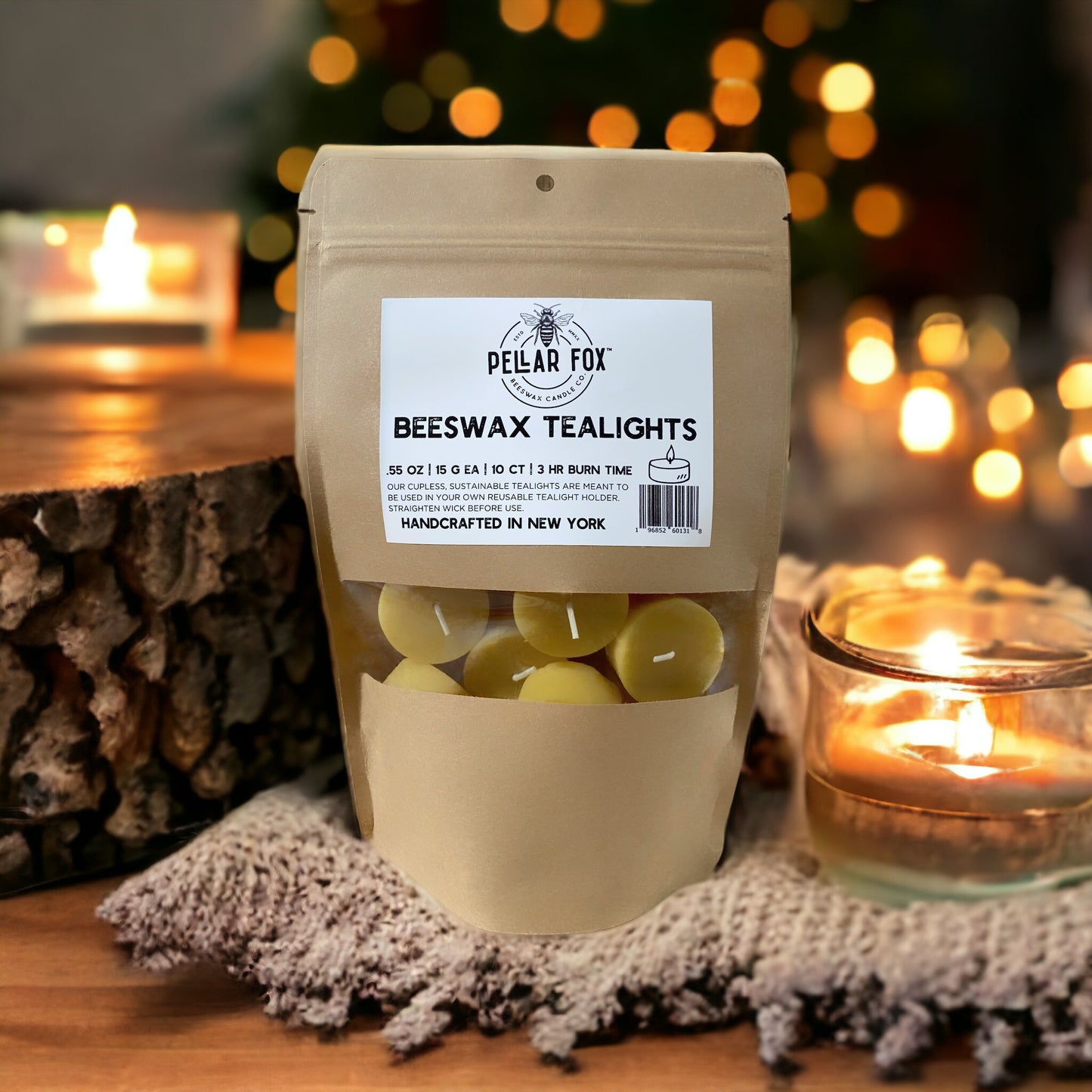 Sustainable Beeswax Tealights