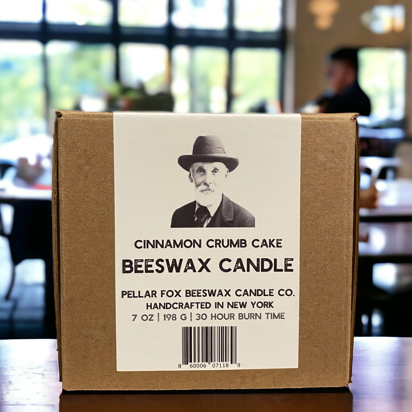 Cinnamon Crumb Cake Beeswax Candle